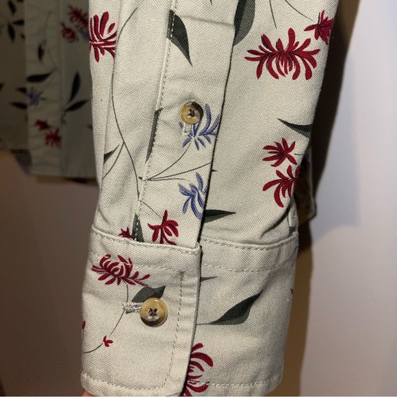 Green Penfeild cotton button down - Picture 3 of 5